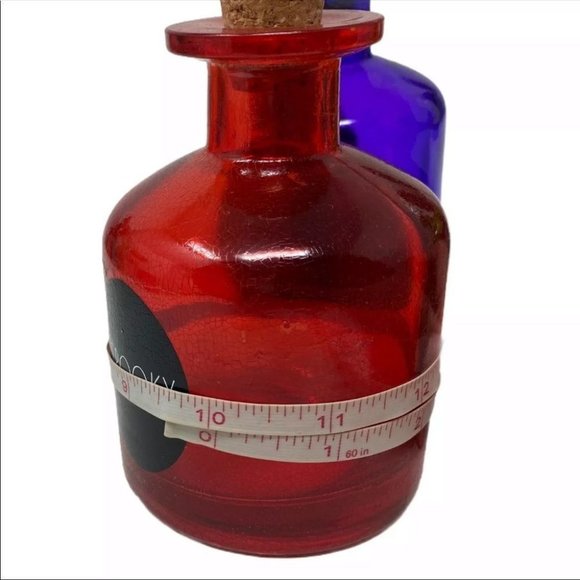 RAE DUNN Halloween Glass Potion Bottle Decor Witch Hocus Magic Decoration Accent - Picture 3 of 11